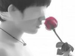 男生头像图片带花